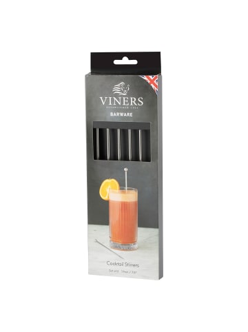 VINERS VINERS | Cocktail-Rührstäbchen, silber, Edelstahl