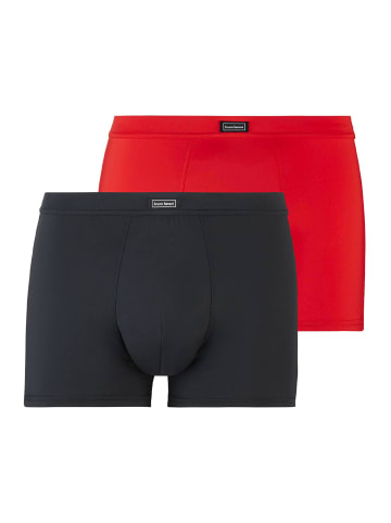 Bruno Banani Retro Short / Pant Micro Simply in Rot/Schwarz