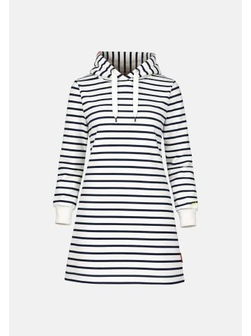 Salzhaut Knielanges Kleid (Midi) AUST in Navy Offwhite