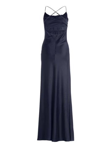 Vera Mont Abendkleid mit Wasserfallausschnitt in Night Sky