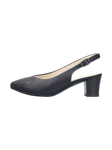 rieker Lederpumps mit Calf-Absatz Schwarz