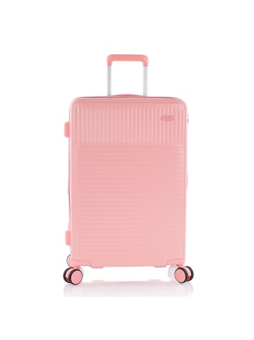 Heys Pastel 4 Rollen Trolley M 66 cm mit Dehnfalte in blush