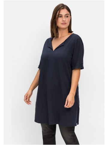 sheego Longshirt in nachtblau