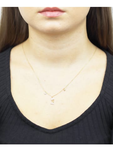 Diamant L'éternel Halskette aus 375 Gelbgold mit Diamant