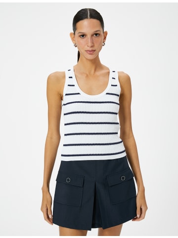 KOTON Tanktop in Marineblau Gestreift