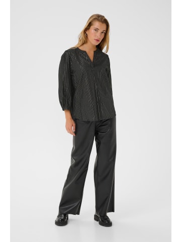 Kaffe Langarm-Bluse KAluise Regular fit in Black Deep