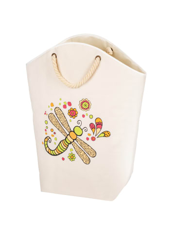 Wenko Kleiner Wäschekorb mit Schnurgriffen, 58 l in Beige, (B) 53 x (H) 60 x (L) 25 cm