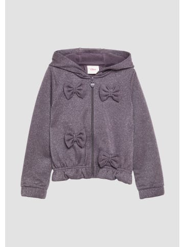 s.Oliver Sweatshirt Jacke in 48W2_flieder