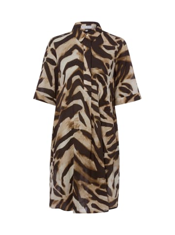 Marie Lund Kleid in schoko taupe - 0040