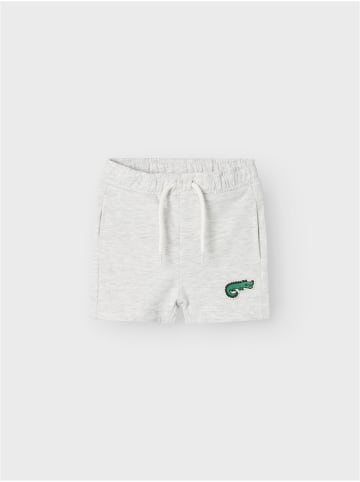 name it Shorts 2er-Set Relaxed Fit Baumwolle Hose in Grau-Schwarz