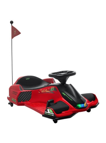 HOMCOM 12V 3-8km/h Kinder Elektro Gokart Rot