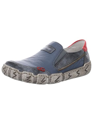 rieker Sportlicher Slipper in blau