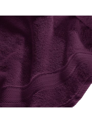 Erwin Müller Frottier Gästetuch 6er-Pack Friedrichshafen in aubergine