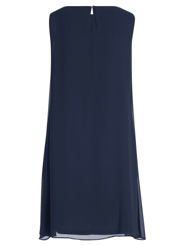 BETTY & CO Chiffonkleid im Layer Look in Dunkelblau