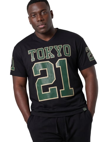 STHUGE Kurzarm T-Shirt in schwarz