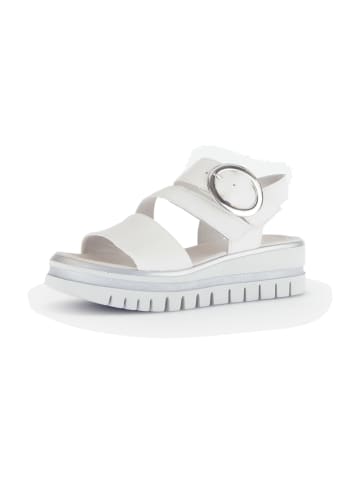 Gabor Keilsandaletten in Weiß