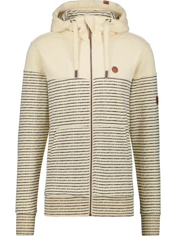 alife and kickin Kapuzensweatjacke, Sweatjacke, Kapuzenjacke, Shirtjacke HurricaneAK B in creme melange