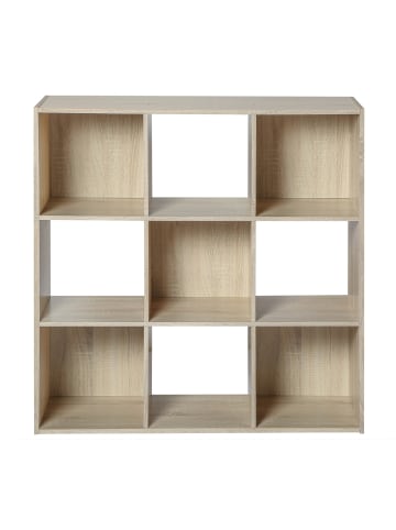 CALICOSY Regal in Helles Holz - (W) 92.5 x (H) 92.5 x (L) 29.5 cm
