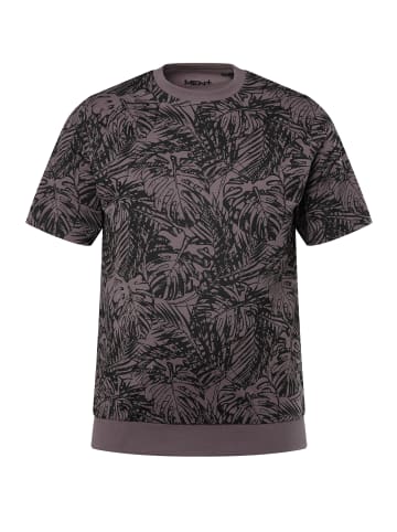 Men Plus Kurzarm T-Shirt in asphaltgrau