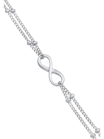 Elli Armband 925 Sterling Silber Infinity, Kugel in Silber