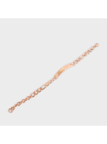 Adeliás Unisex Armband – Panzerarmband aus Edelstahl 16 cm in gold