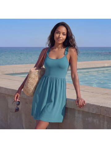 LASCANA Strandkleid in powder-blue