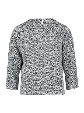 CARTOON Blusenshirt mit Jacquard in Dunkelblau/Blau