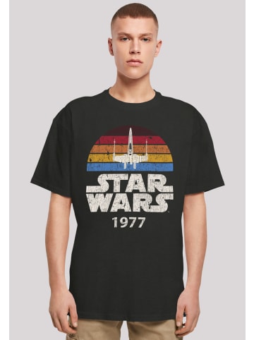 F4NT4STIC Oversize T-Shirt Star Wars X-Wing Trip 1977 T in schwarz