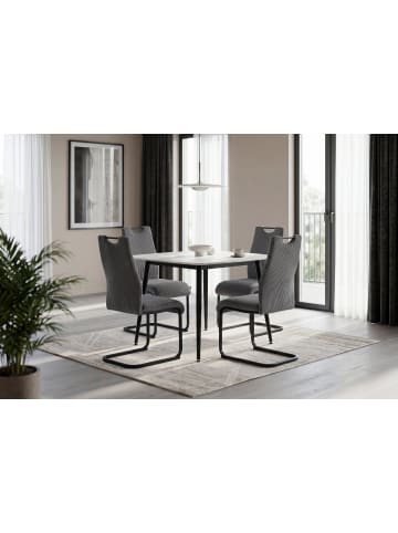 byLiving Tisch VERONA in weiß - 90 x 90, H 75 cm