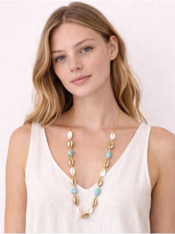 collezione alessandro Kurze Kette " Saragossa " in türkis