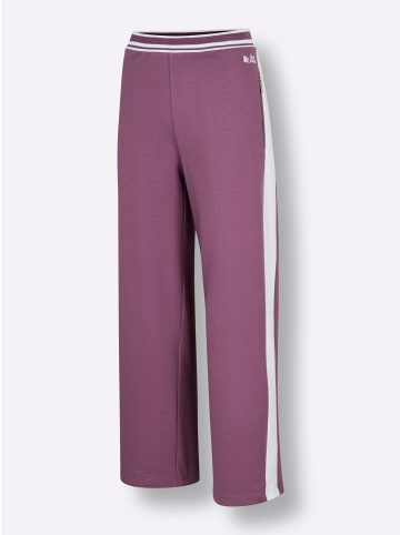 WITT WEIDEN Hose in violett-weiß