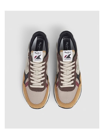 Pepe Jeans Sneakers Brit in 857-Beige/marrón