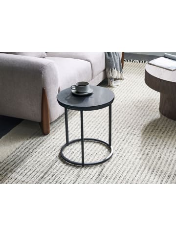 Beliani Beistelltisch TYRELL in Schwarz - (W) 40 x (H) 45 x (L) 40 cm