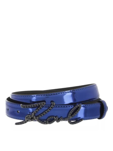 Karl Lagerfeld K/Signature Sparkle Belt A335 Admiral in dark blue