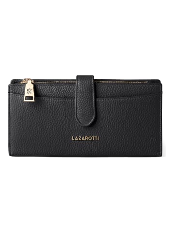 Lazarotti Bologna Leather Geldbörse Leder 20 cm in black