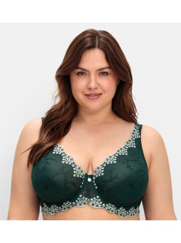 sheego Bügel-BH in tiefgrün
