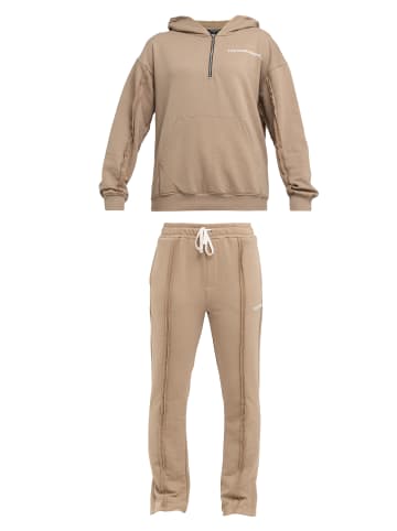 Tom Barron Freizeitanzug OVERSIZE SWEATSHIRT AND PANT SET in grau