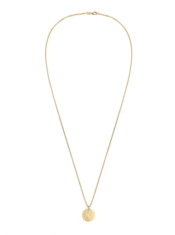 Elli Halskette 925 Sterling Silber Kreis, Geo, Plättchen in Gold