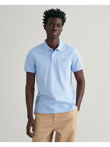 Gant T-Shirt in capri blue