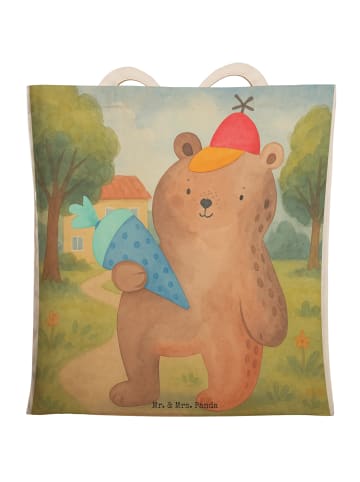 Mr. & Mrs. Panda Beuteltasche Bär Schultüte Design ohne Spruch in Weiß