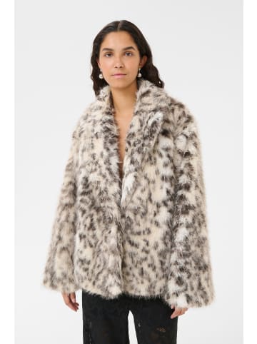Karen By Simonsen Jacke KBAmira Oversize fit in White and Black Fur