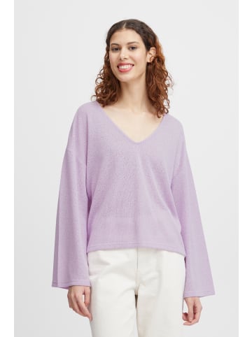 b. young BYSIF V NECK PULLOVER 2 - JERSEY Loose fit in Orchid Bloom