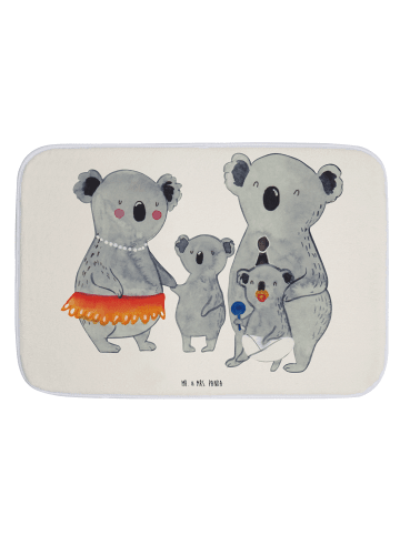 Mr. & Mrs. Panda Badteppich Koala Familie ohne Spruch in Weiß