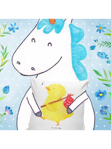 Mr. & Mrs. Panda Dekokissen 40x40 Küken Wander ohne Spruch in Weiß