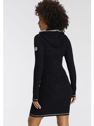 Kangaroos Strickkleid in schwarz-anthrazit