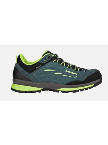 LOWA Wanderstiefel DELAGO GTX LO in petrol/limone
