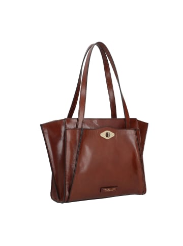 The Bridge Barbara Shopper Tasche Leder 42 cm in marrone