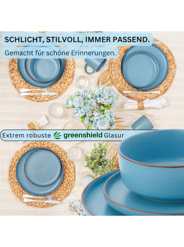 Sänger Tafelservice Bombay Saphir - 16 teilig aus Steingut