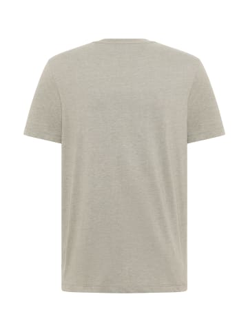 ELBSAND T-Shirt Tio in Stone Melange