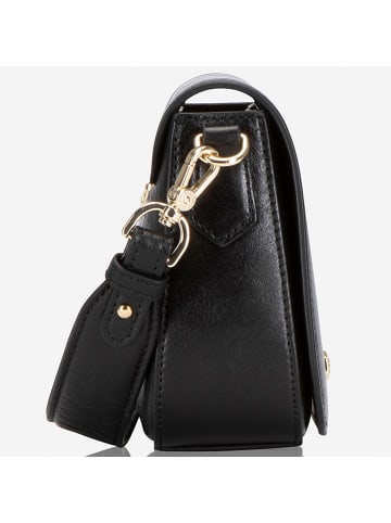 Jekyll & Hide Paris Schultertasche Leder 22 cm in schwarz